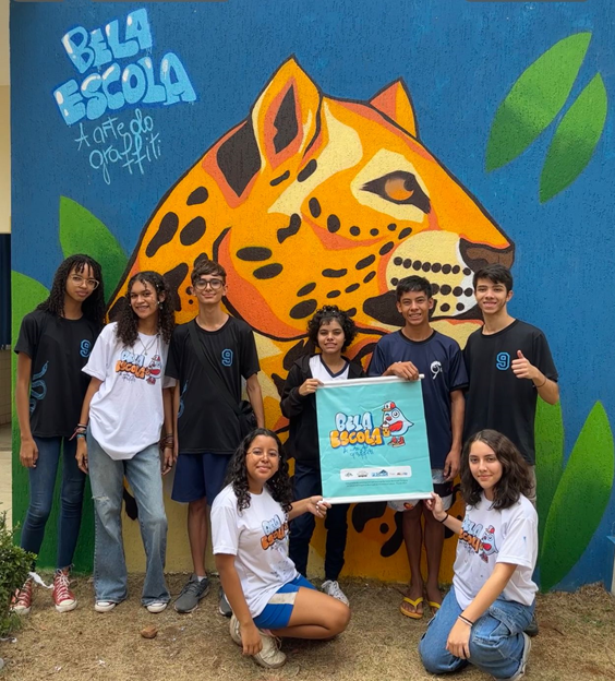 Projeto Bela Escola: a Arte do Graffiti, está sendo realizado em Palmas