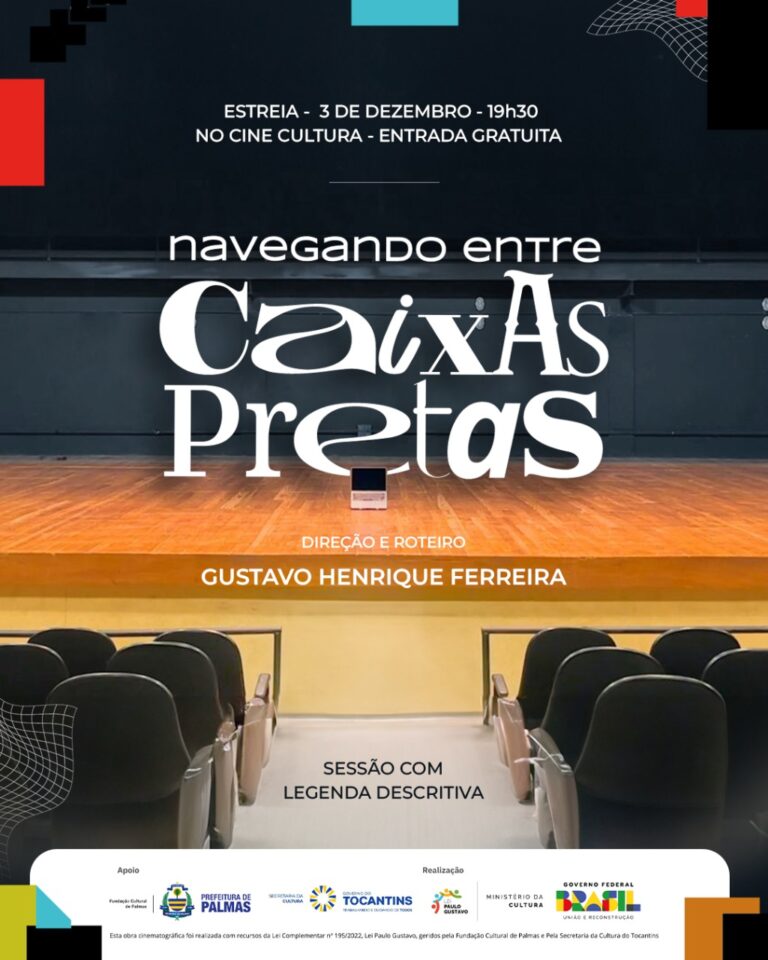 Lançamento do curta-metragem “Navegando Entre Caixas Pretas” acontece na próxima terça-feira, 03